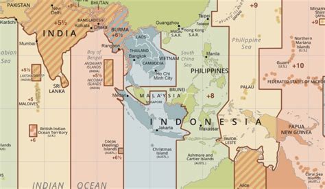 indonesia time zone to malaysia